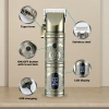 Wholesale VGR697 hair clipper electric hair trimmer Household electric hair trimmer LCD digital display engraved hair clipper Item Picture
